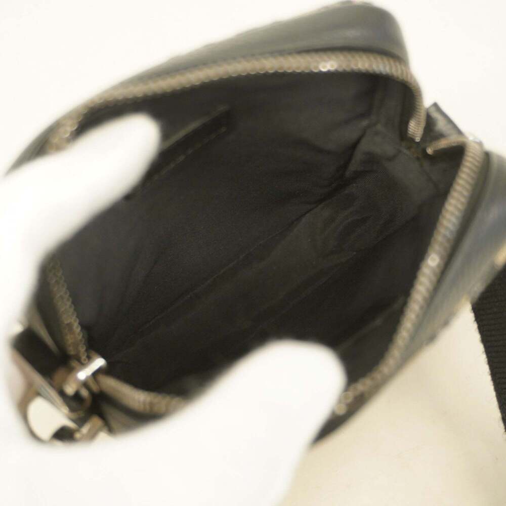 CHRISTIAN DIOR Black Canvas Trotter Shoulder Bag - Picture 4 of 8